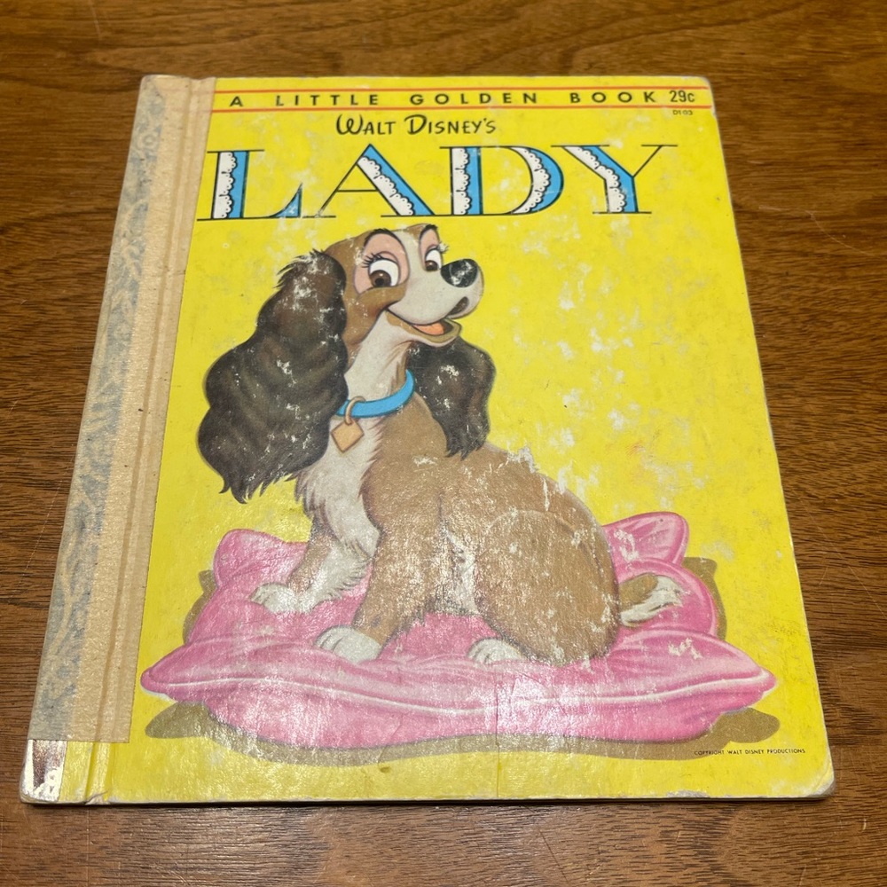 Vintage Golden Book Lot Tarzan 1964 Lady 1954 Rin Tin Tin and Rusty 1955 - Picture 3 of 13
